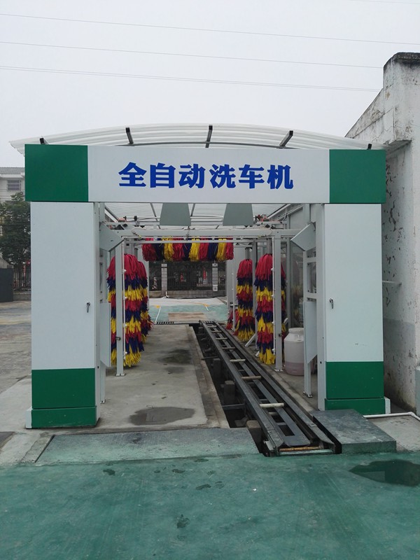 Car passageway car washing machine